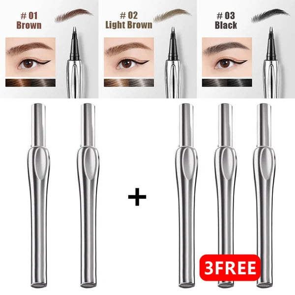 💖Buy 1 Get 1 Free💖2026 Upgraded Natural Waterproof Eyebrow Pen with Microfine Tip