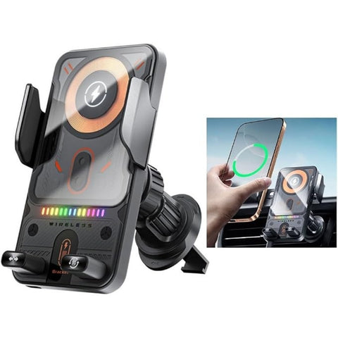 2-in-1 Smart Wireless Car Phone Mount