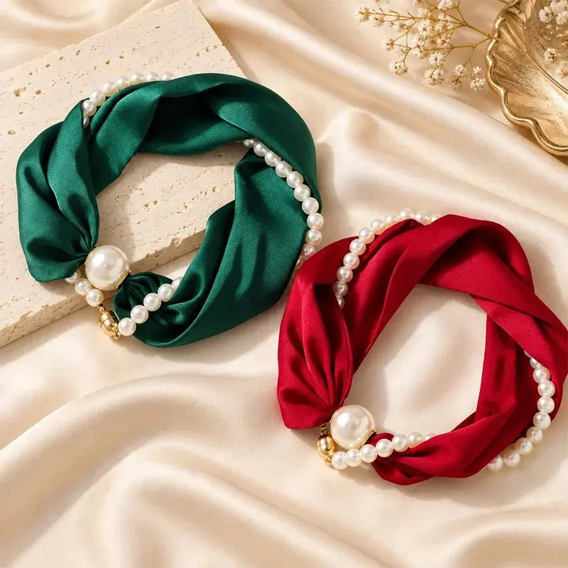🏆Pamper Yourself🎁Pearl Scarf Necklace