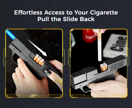 🔥 50% OFF🔥Cool Butane Pistol Torch Lighter