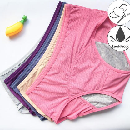 ⏳Limited-time offer - Buy one get two free!! 🔥2026's best-selling🏆 High-waisted leak-proof underwear ✨ Super elastic, invisible protection 🍃