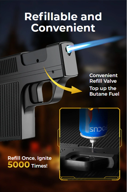 🔥 50% OFF🔥Cool Butane Pistol Torch Lighter