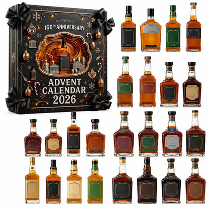 ⏰ Limited quantity 🍾 Christmas Advent calendar for the 160th anniversary in 2026 (2D flat design)
