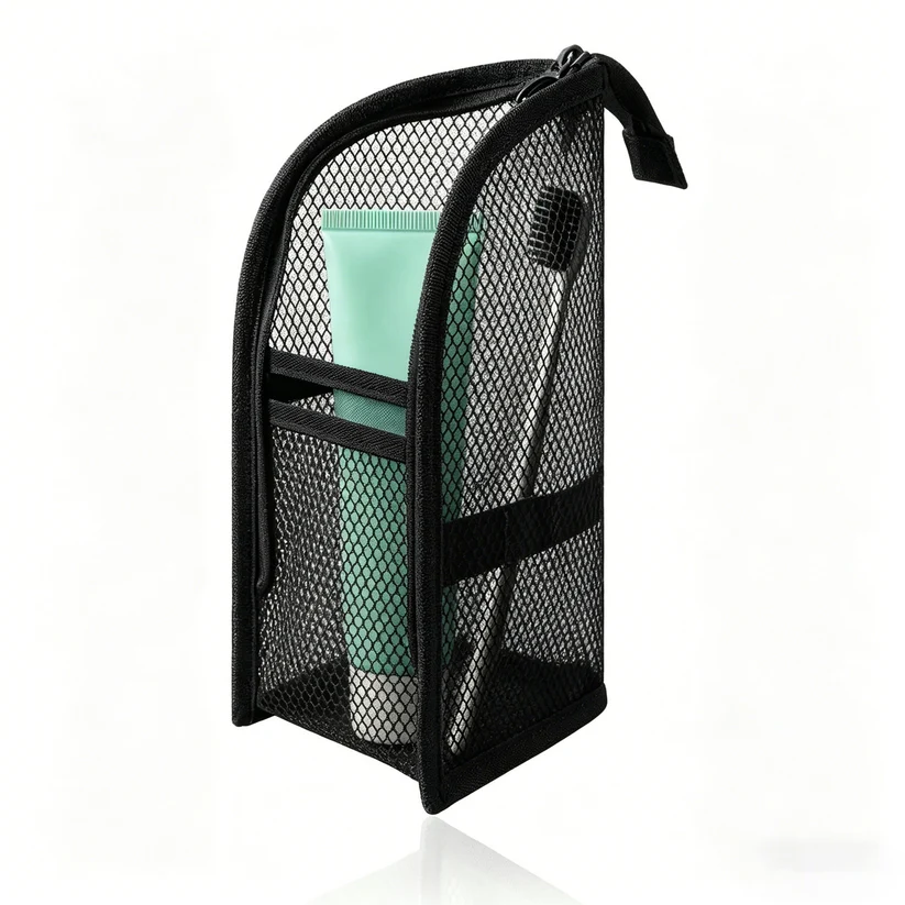 ✨Freestanding Waterproof Mesh Travel🧳 Toiletry Bag