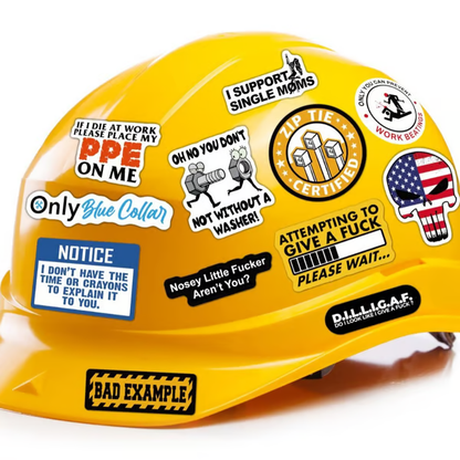 ✨Please add a little more fun to your ordinary life ——150Pcs BlueCollar Funny Stickers👷‍♂️