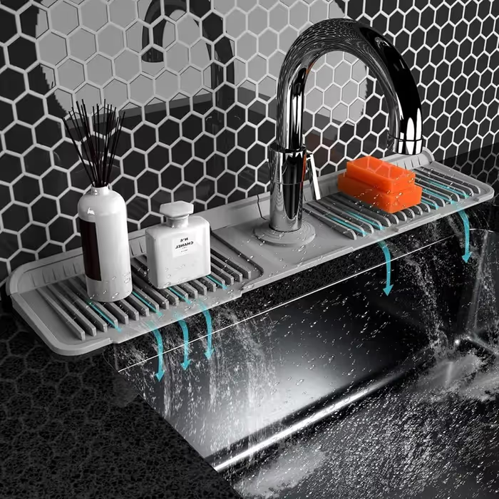 🔥Buy one get one free🔥Silicone Sink Faucet Draining Mat