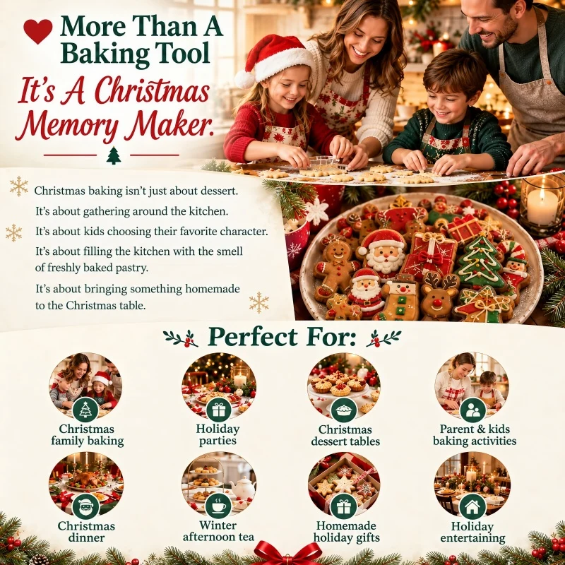 ⏰Only $9.99 Last Day Promotion!✨ 🎄16-Design Christmas Mini Pie MoldCollection🥧