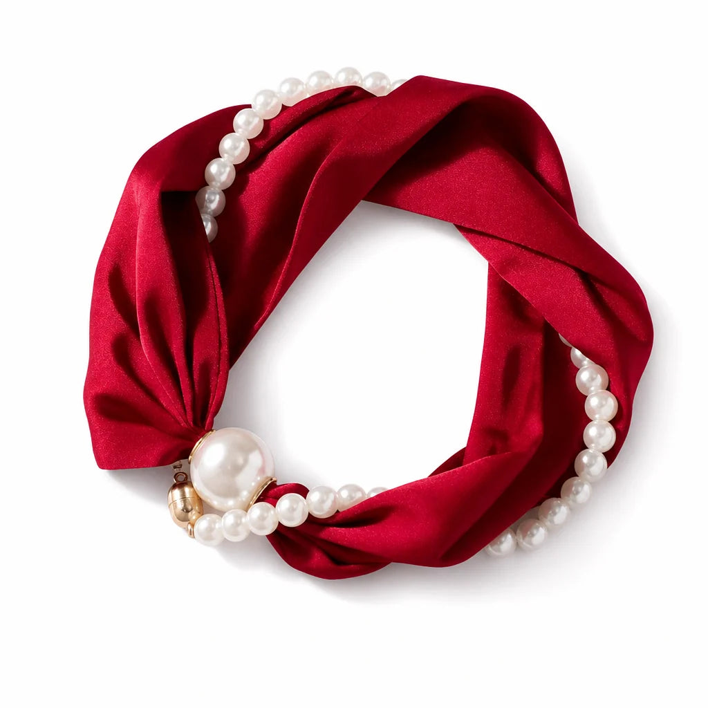🏆Pamper Yourself🎁Pearl Scarf Necklace