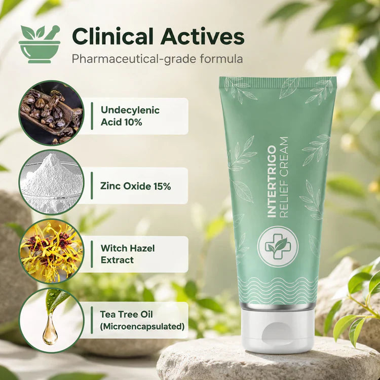 ✨ LAST DAY BUY 1 GET 1 FREE✨Intertrigo Relief Cream treats 99% of skin fold rashes from the first application