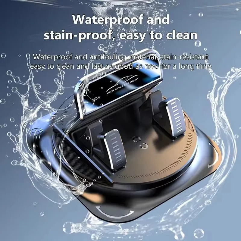 360° Rotatable Car Phone Holder — Dashboard Mount for Navigation