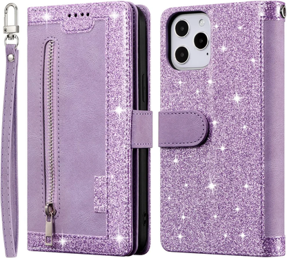 Luxury Zipper Wallet Phone Case for iPhone👛