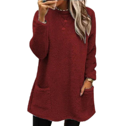 ⏳Limited Time-50% OFF!!✨👚Women's Warm Crew Neck Long Sleeve Top