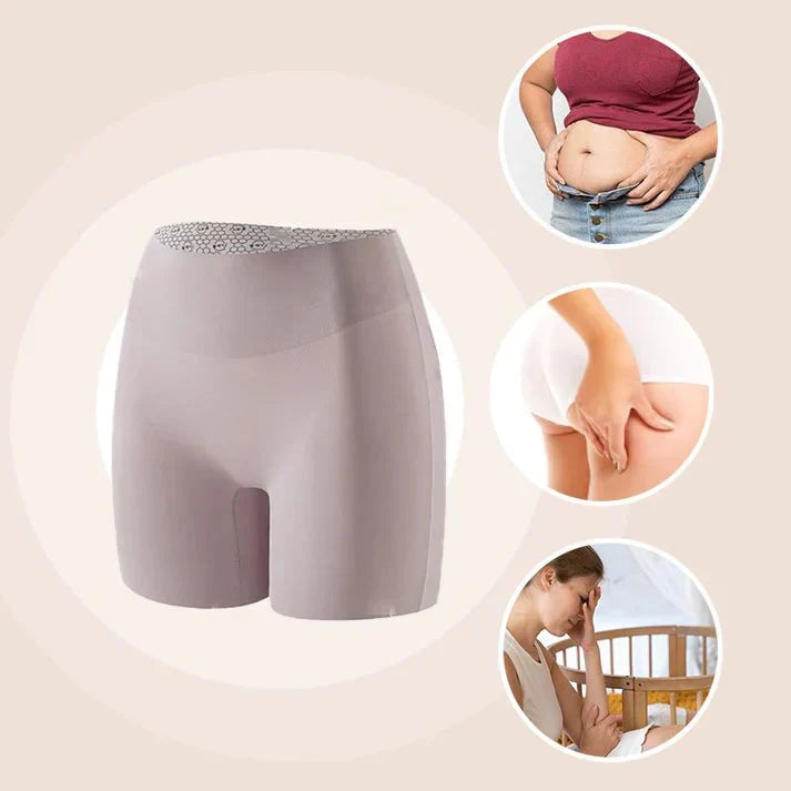 🔥Buy 1 get 1 free 🔥 Women High-waist Ice Silk Underwear with Tummy-control Hip-lifting