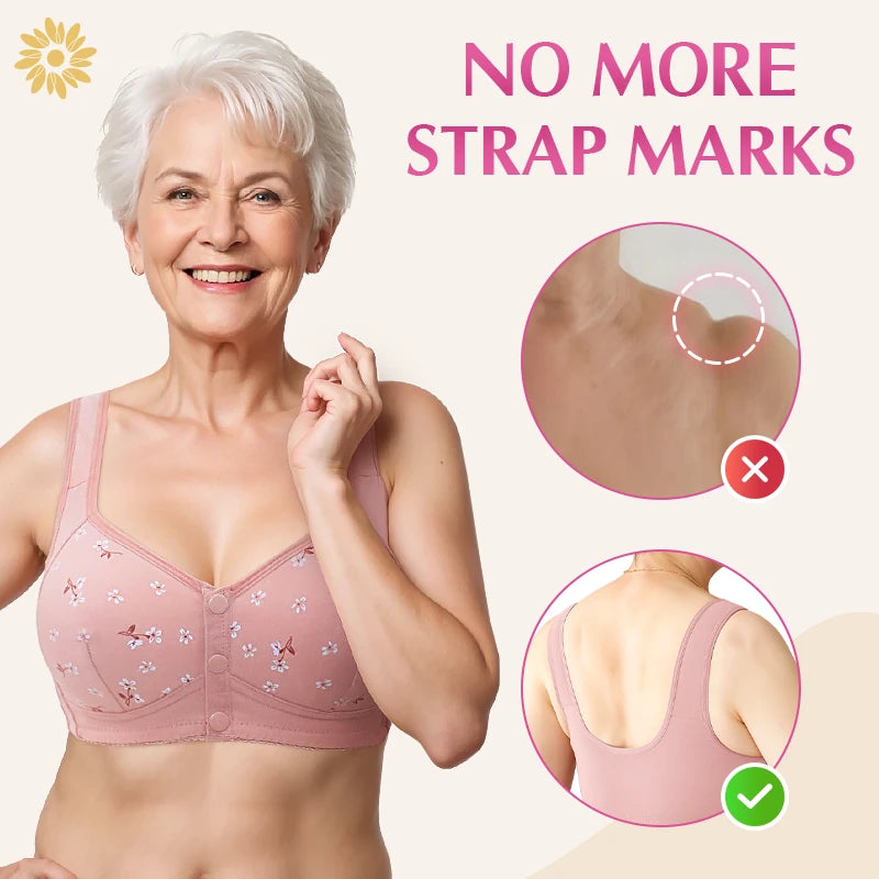 Daisy Bra - LAST DAY 70% OFF - Comfortable & Convenient Front Button Bra