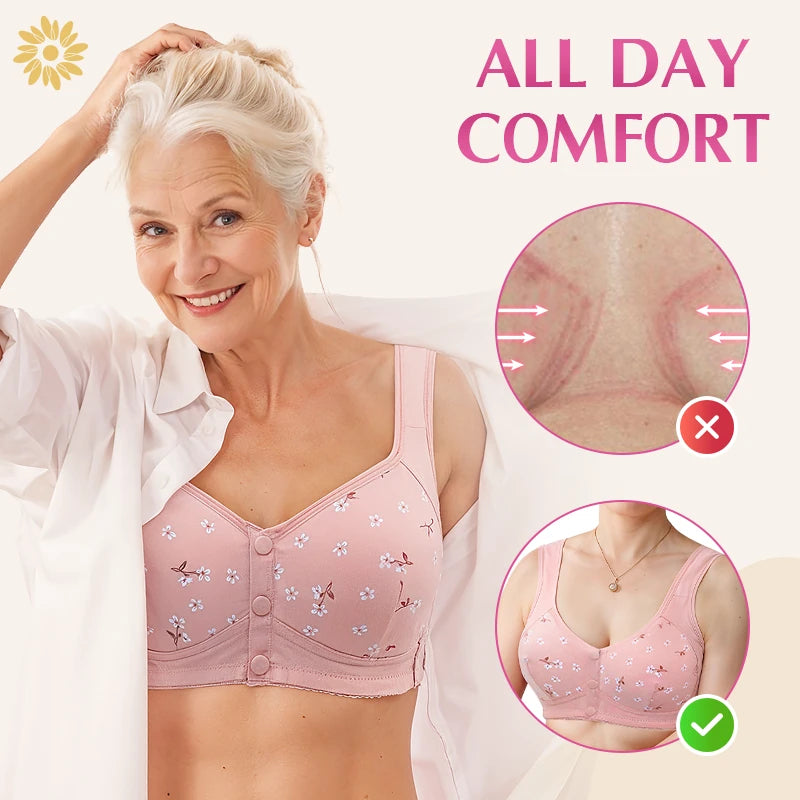 Daisy Bra - LAST DAY 70% OFF - Comfortable & Convenient Front Button Bra