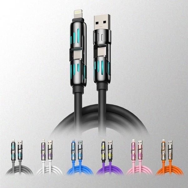 🔥Last Day 49% OFF🔥 -📲4-in-1 USB Charging Cable mFish fast charging MAX 240W⚡