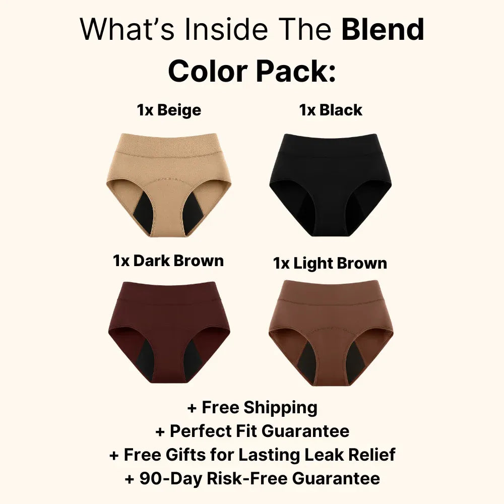 💖Buy 1 Get 3 Free 2026 HOT SALE🔥 LBMLBM™ 100% Leak-Proof Underwear 4-pack