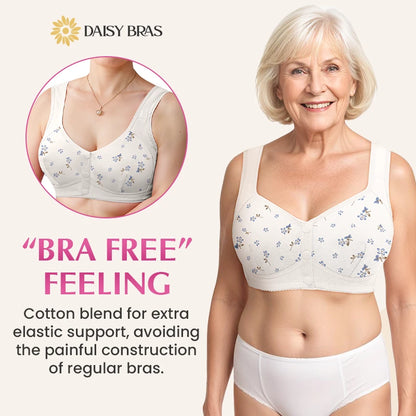 Daisy Bra - LAST DAY 70% OFF - Comfortable & Convenient Front Button Bra