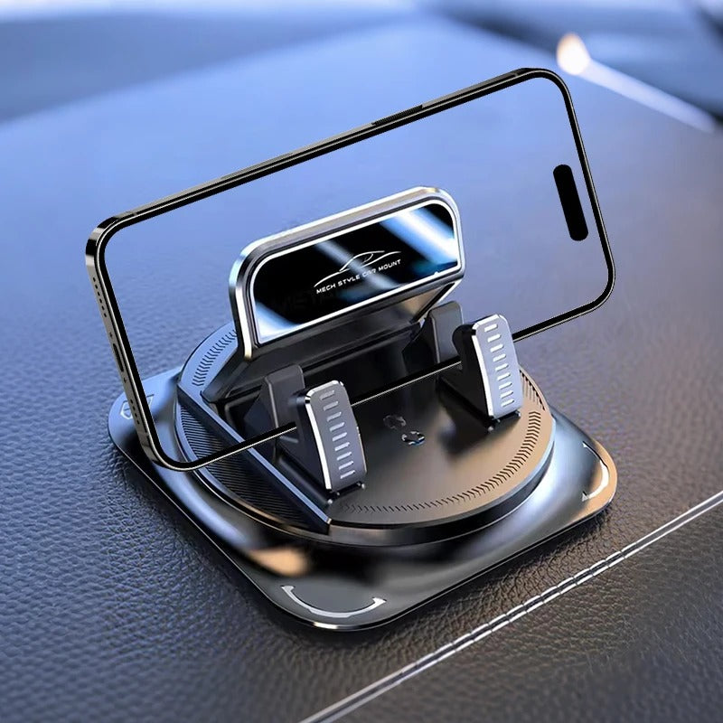 360° Rotatable Car Phone Holder — Dashboard Mount for Navigation