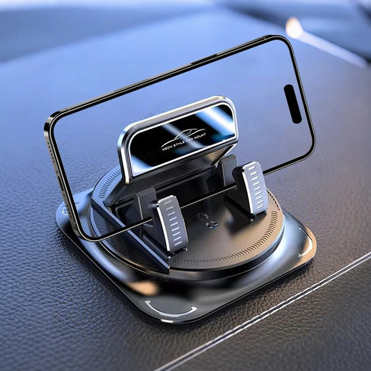 360° Rotatable Car Phone Holder — Dashboard Mount for Navigation
