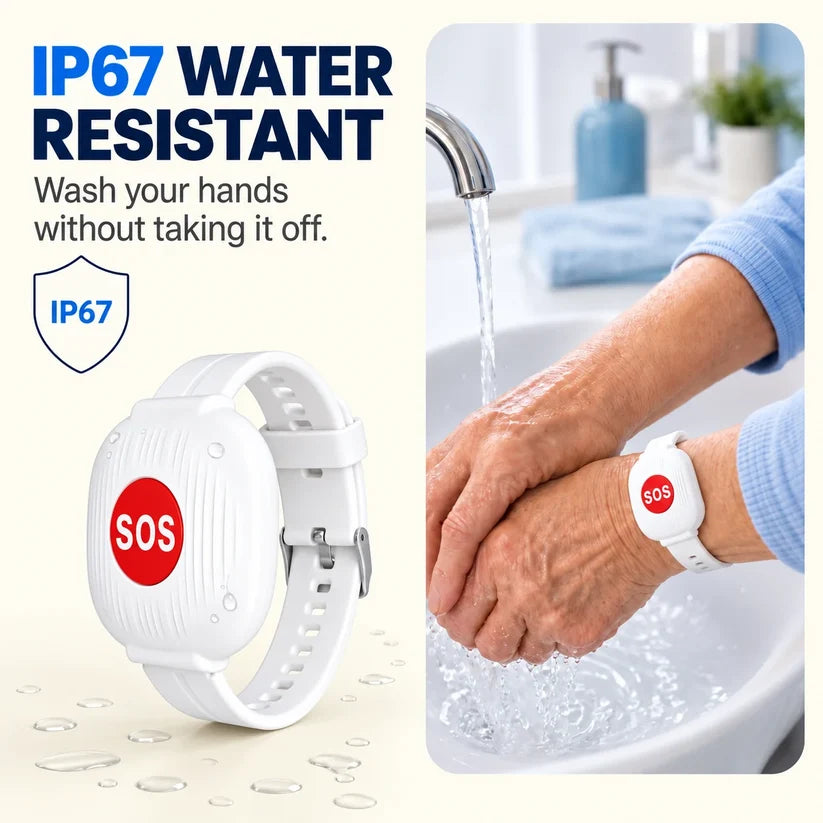 🚨 WiFi SOS Alert Bracelet – One-Touch Emergency Alerts with Family App Notifications📱