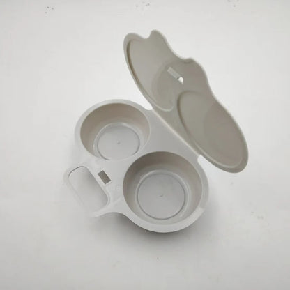🥚 Perfect Poached Eggs in 2 Mins – No Oil, No Explosion. Microwave Egg Cooker with Splash-Proof Lid.
