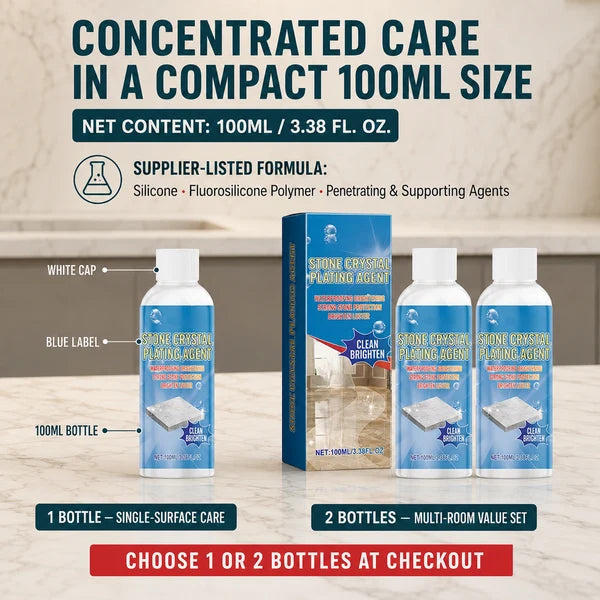 Stone Countertop Scratch Repair & Crystal Plating Agent