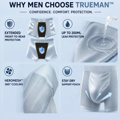【Buy 3 Get 2 Free】-2026 HOT SALE🔥 Premium Leakproof Bamboo IceSilk Boxer