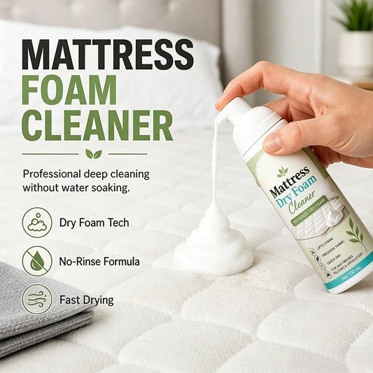 🎉Hot Sale 50% OFF🛏️✨No-Rinse Mattress Dry Foam Cleaner