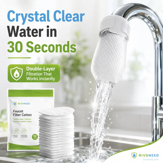 Anti-Splash Kitchen Faucet Filter for Sediment & Rust Removal