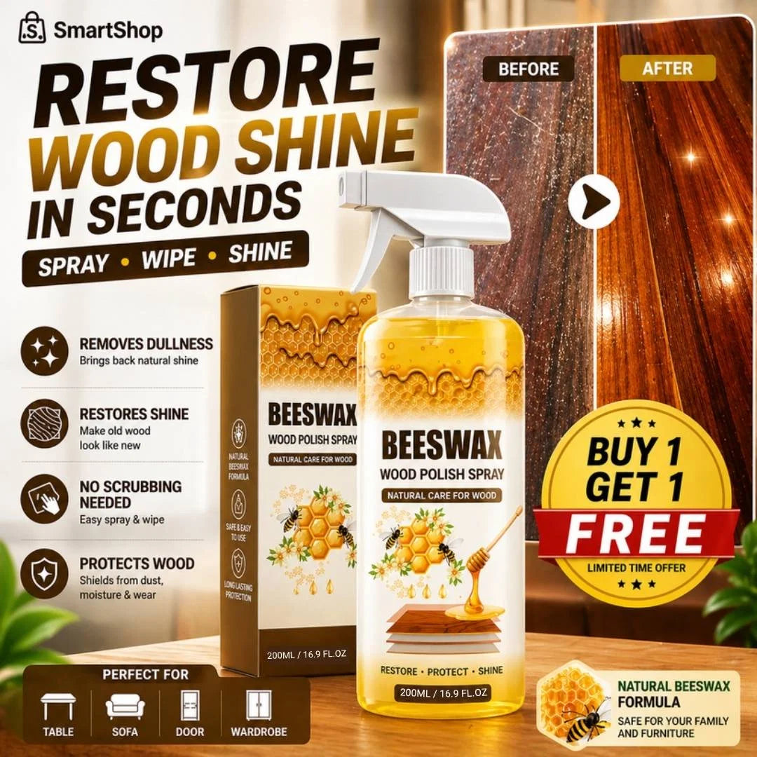 🔥 BUY 1 GET 1 FREE 💥Crystal Shine Furniture Polish Spray