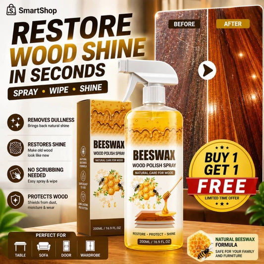 🔥 BUY 1 GET 1 FREE 💥Crystal Shine Furniture Polish Spray