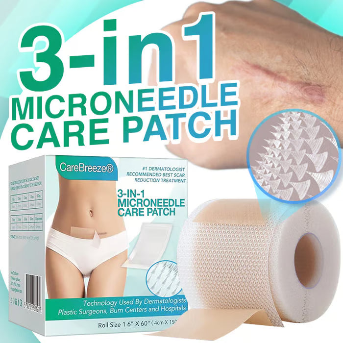 CareBreeze® 3-in-1 Scar Removal Microneedle Care Patch