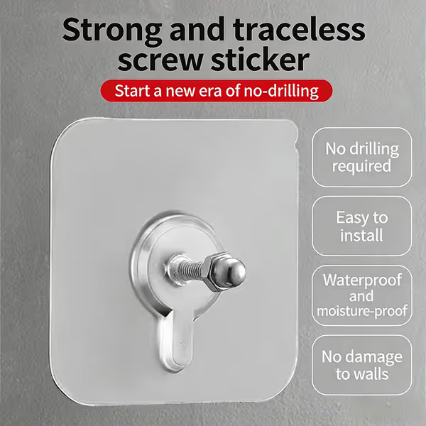 Heavy Duty Adhesive Wall Hooks