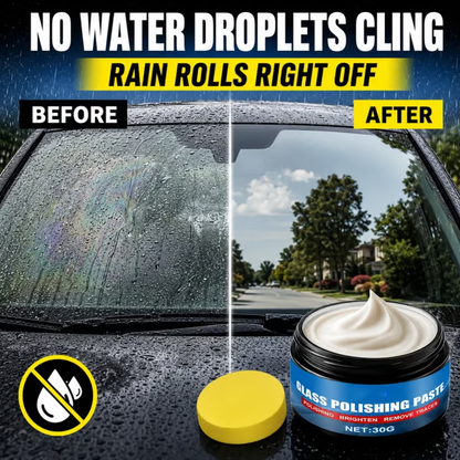 🚗Instantly clears and eliminates safety hazards. Car windshield washer fluid remover – removes glare and wiper marks, waterproof and rainproof.