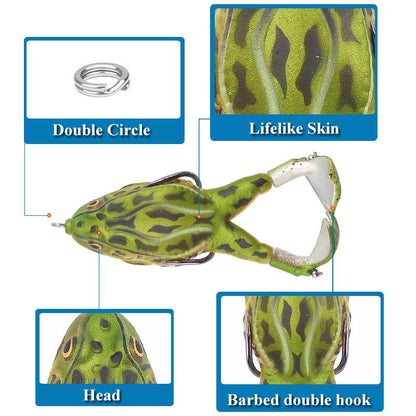 🎁New Year Big Sale-50% OFF🐠Double Propeller Frog Soft Bait