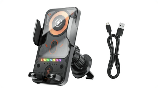 2-in-1 Smart Wireless Car Phone Mount