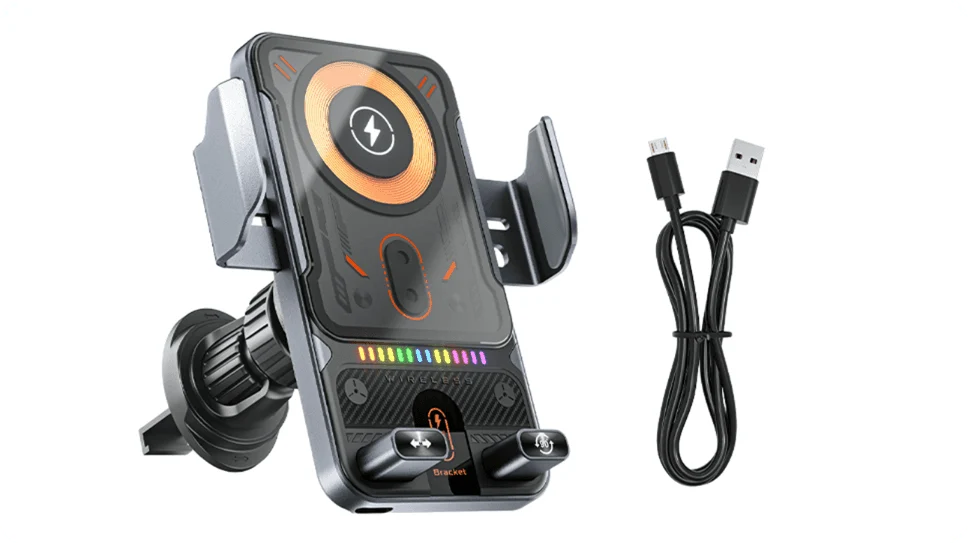 2-in-1 Smart Wireless Car Phone Mount