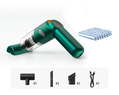 ⏳Limited-time 50% off⏰Cordless car vacuum – 10000Pa suction, lightweight, long battery life!🚗💨