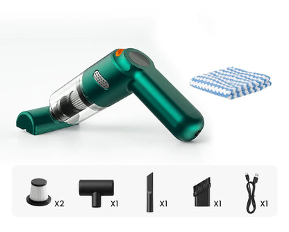 ⏳Limited-time 50% off⏰Cordless car vacuum – 10000Pa suction, lightweight, long battery life!🚗💨