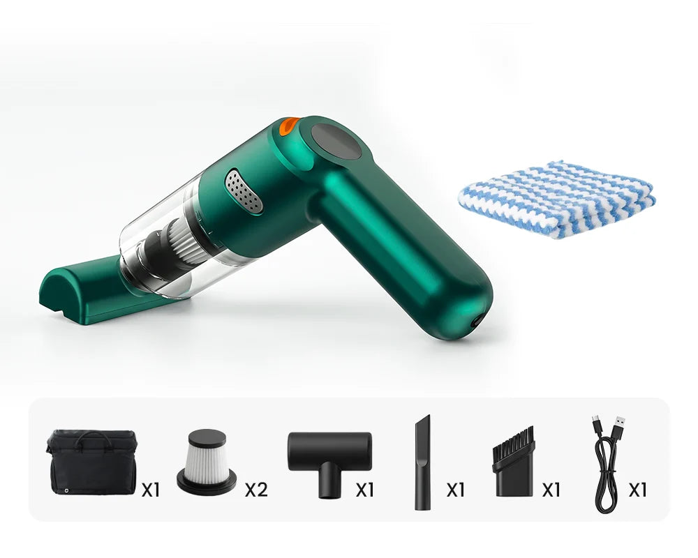 ⏳Limited-time 50% off⏰Cordless car vacuum – 10000Pa suction, lightweight, long battery life!🚗💨