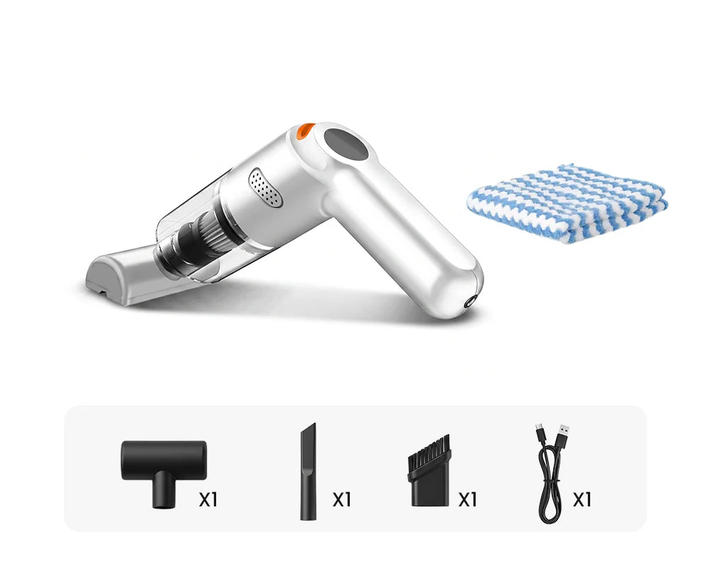 ⏳Limited-time 50% off⏰Cordless car vacuum – 10000Pa suction, lightweight, long battery life!🚗💨