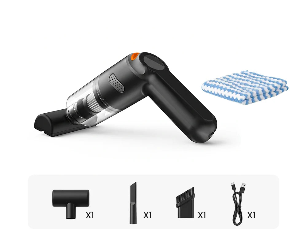 ⏳Limited-time 50% off⏰Cordless car vacuum – 10000Pa suction, lightweight, long battery life!🚗💨