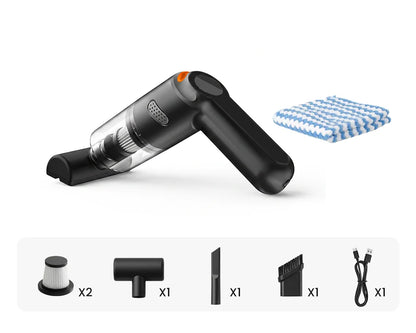 ⏳Limited-time 50% off⏰Cordless car vacuum – 10000Pa suction, lightweight, long battery life!🚗💨