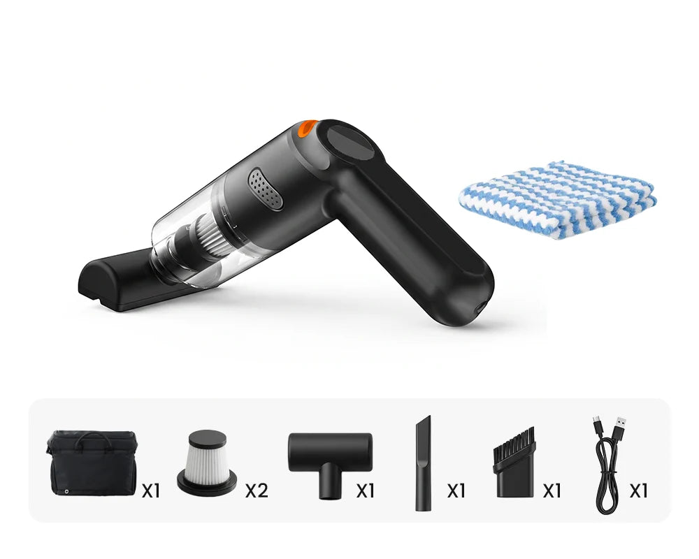 ⏳Limited-time 50% off⏰Cordless car vacuum – 10000Pa suction, lightweight, long battery life!🚗💨