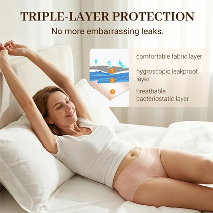 ⏳Time-Limited Special⏰High-Waisted Leak-Proof Underwear – Reliable Leak Protection, Comfortable High Waist✅