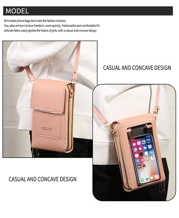 🔥Hot Sale 50% OFF -🎁Women's Touch Screen Mobile Phone Messenger bag🤩