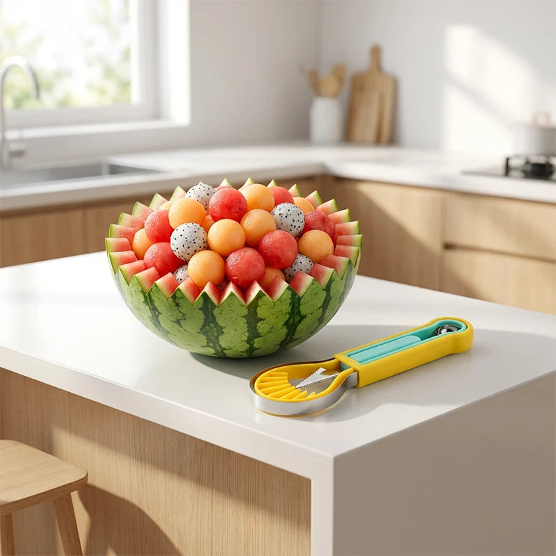 Multi-Functional Fruit Melon Baller Scoop Set