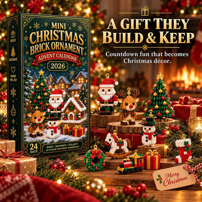 ⏳ 🎄 2026 Mini 24-Day Mini Christmas Ornament Advent Calendar 🧱
