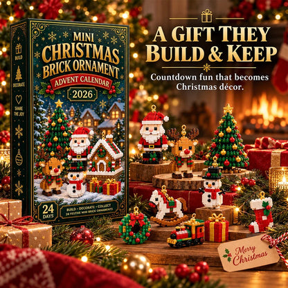 ⏳ 🎄 2026 Mini 24-Day Mini Christmas Ornament Advent Calendar 🧱